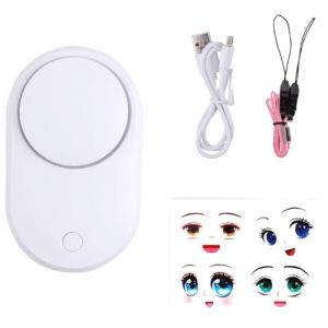 Petit ventilateur de cils électrique avec 3 vitesses de vent, souffleur de climatisation portable pour extensions de cils, séchoir électrique de climatisation, petit ventilateur de cils (ZHKWLXS, neuf)