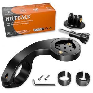 NICEDACK Support de V&eacute;lo pour Garmin Edge, Support de V&eacute;lo pour Garmin Edge 500 510 520 530 540 130 130 Plus 25 20 800 810 820 830 840 1000 1030 1030 Plus 1040 (NICEDACK&reg;DE, neuf)