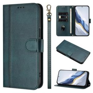 Coque pour Samsung Galaxy J330/J3 2017/J3 Pro 2017,Etui Coque Clapet à Rabat Portefeuille Cuir avec Porte Carte Magnétique Case Housse Protection Cover Étui pour Galaxy J330/J3 2017/J3 Pro 2017,Vert (Belzsxy, neuf)