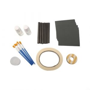 Kit de réparation de canne à pêche avec anneau en céramique - Kit de remplacement pour canne à pêche - Carbone (Zhao Zhao, neuf)