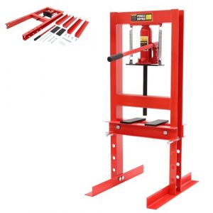 ROGONPDK Presse hydraulique d'atelier 6 tonnes - Machine hydraulique avec plaques - Presse hydraulique - Presse &agrave; cadre - Pour une utilisation dans les ateliers automobiles et les ateliers m&eacute;caniques (GOPEEFIL, neuf)