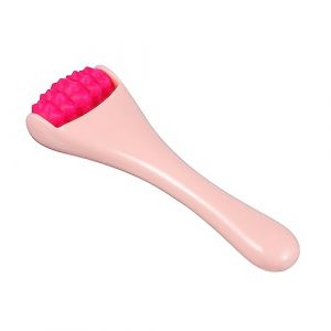 IMIKEYA Rouleau Peau Des Yeux Et Masseur De Peau Du Visage Taille Compacte Multifonction Appareil De Soin Oculaire Adapté Au Visage Et Contour Des Yeux Silicone Rose Et Fuchsia Pour Usage Quotidien (Elsy Abbas, neuf)