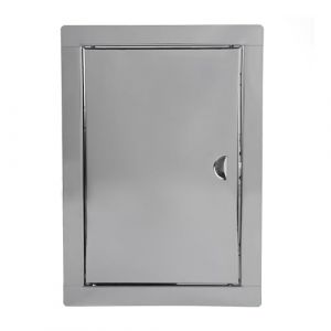 ADGO - Trappe de Visite 50x60, Porte de Visite, Trappe de Service pour Inspection et Recouvrement, M&eacute;tal, Montage Horizontal et Vertical - Acier inoxydable, avec fermeture &agrave; cliquet (ADGOsklep, neuf)