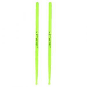 Pilons lumineux | Les baguettes de batterie en nylon fluorescent brillent dans le noir | Doux et confortable pour jouer des baguettes de veilleuse pour les de batteur (NIE DAN UK SHOP, neuf)