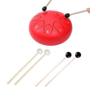 Baguette de Percussion, 4 Pi&egrave;ces Baguette en Bois Maillet Baguettes de Percussion Marteau pour Instrument Glockenspiel, Xylophone, Carillons &Eacute;oliens (CAI  CHENGGUO DE DIAN, neuf)