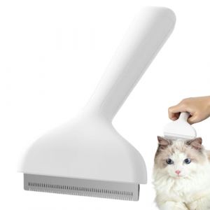 Ramasse-poils pour chats &ndash; R&acirc;teau pour sous-poils en acier inoxydable antid&eacute;rapant, brosse anti-chute pour chats et ramasse les poils pour chiens | &Eacute;limine les enchev&ecirc;trements dans le bain et brosse (huaimeie, neuf)