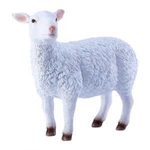 Statues d'agneau pour jardin | Figurine de mouton d'extérieur - Figurine décorative d'animaux - Sculpture miniature de ferme de moutons pour cour, patio, pelouse, porche Kink-au (hereare, neuf)