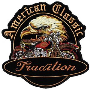 topt mili ecusson Aigle Indien us USA Moto Biker Eagle thermocollant Grand Format 27x27cm patche Badge (destockandco (vendeur francais), neuf)