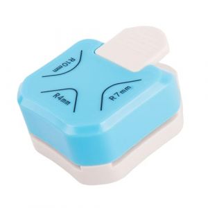 Perforatrice D'angle 3-en-1 Arrondis Pour Papier, Arrondisseur D'angle Pour Photos, Papier Scrapbooking Pour La Carte Esthétique Journal Planner Planner BookBinding Projects 6,2x7,5x3,5 Cm (tukesad, neuf)