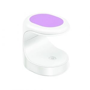 QUXVUIS Mini s&egrave;che-ongles &eacute;lectrique 16 W USB 3 LED en forme de bricolage Art voyage lampe de manucure poche Salon Gel vernis unique ongle lumi&egrave;re, Violet (ataloger, neuf)