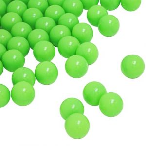LittleTom 50 Boules Vertes pour Piscine a balles Bebe 5,5 cm en Plastique PE - balles legeres pour Parc de Jeu ou Tente - Jouet pour Interieur et Exterieur (einspreis, neuf)