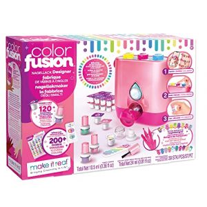 Make It Real 2902561 Color Fusion Polish Designer, DIY, Creative Kit Designs Yourself, Children's Nail Varnish Water-Based (Bargainmax Ltd, neuf)