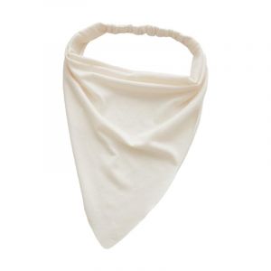 Bandana triangle bandeau élastique Boho écharpe anti-dérapage tête écharpes couvertures cou écharpes enveloppes solide grand coton tissus stretch tête (Beige, 40x27cm) (shanghaimengyingwanluokejiyouxiangongsi, neuf)