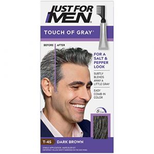 Just for Men JUSTE POUR LES HOMMES Touch of Traitement Cheveux gris T-45 brun fonc&eacute;, 1 Chaque (Pack de 7) (KEMFITT, neuf)