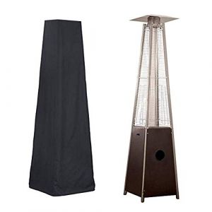 Luckystar4you Housse pour Chauffage de Terrasse - Housse pour Parasol Chauffant de Style Pyramidal, Noir (Luckystar4you, neuf)
