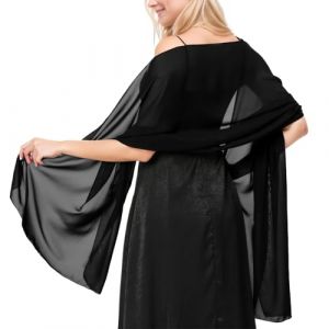 &Eacute;charpe Femme &Eacute;tole Femme Chic Mariage Ch&acirc;les Pashmina Foulard Mousseline L&eacute;ger Long &Eacute;tole Robe de Soir&eacute;e Chale Mariage C&eacute;r&eacute;monie (AYOZI, neuf)