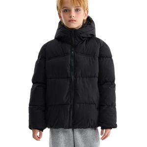 Happy Cherry Manteaux d'Hiver &agrave; Capuche pour Fille Gar&ccedil;on Mi-Long Parka &Eacute;paisse Veste Enfant Doudoune Chaud Zipp&eacute; 130 (Gshishop, neuf)
