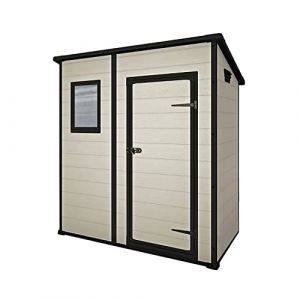 KETER - Abri de Jardin Manor Pent 64 Beige - 1,8m2 (Doctor Brandt, neuf)