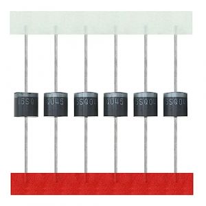 AUKENIEN 20 Pièces 15SQ045 Diode Schottky 15A 45V Axial Diodes Redressement 15 Ampères 45 Volts R-6 pour Protection Panneau Solaire (AUKENIEN Official EU, neuf)