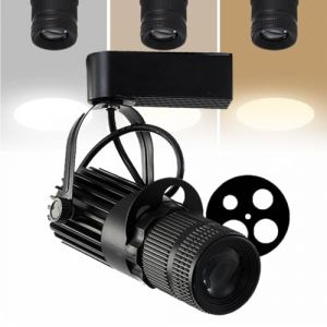 HDaspijh Projecteur LED Pinspot, projecteur LED 10 W/15 W/20 W, éclairage de scène à LED, projecteur Zoom, pour théâtre, scène, karaoké, Bar, Restaurant, café, éclairage d'arrière-Plan,10W-3000K (YingXianBaiZhiDianZiShangWuYouXianGongSi, neuf)