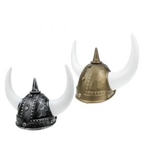 IMIKEYA 2pi&egrave;ces Casques M&eacute;di&eacute;vaux &agrave; Cornes de Taureau pour Adultes Carnaval F&ecirc;te Renaissance Serre-t&ecirc;tes &agrave; Cornes pour Cosplay de Groupe et Halloween (Elsy Abbas, neuf)