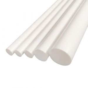 Tige de téflon 200mm/7.87 ''longue OD 1MM-barre ronde de 220MM PTFE F4 Rod (Diamètre 7mm) (Drincoshow, neuf)