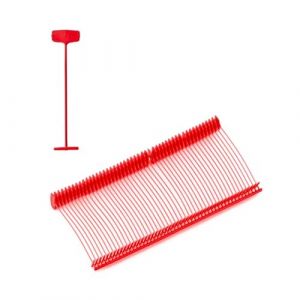 Attaches textiles pour pistolet d'étiquetage jour de quilles pour anheftgerät etikettiergerät sTANDARD 40 mm rouges fS40/rouge) (Pokornys de | Etiketten & Shopzubehör, neuf)
