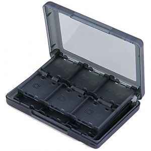 Boîte de Rangement pour Cartes de Jeu 28 en 1, Pratique et Pratique, Convient aux NDS, NDSI, NDSILL, 2DS, 3DS, 3DSLL / XL (Gris foncé) (qianxin-UK, neuf)