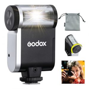 Godox iA32 Mini Flash pour Appareil Photo,8 Niveaux de Puissance (1/128~1/1),2.5s Temps de Recyclage S1/S2 contr&ocirc;le Optique,Mode A/M,Godox Mini Flash pour Fuji, Canon, Nikon, Sony, Olympus, Panasonic (LETGOOD-EU, neuf)