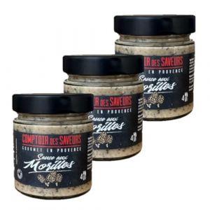 Lot 3x Sauce aux morilles - Bocal 180g (Toilinux, neuf)