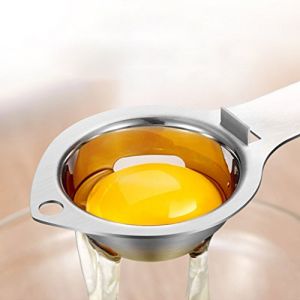 Mentin Acier inoxydable S&eacute;parateur d'oeufs Gadget de cuisine S&eacute;parateur blanc de jaune d'oeuf (shangpujiao, neuf)