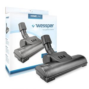 Wessper Turbo Brosse d'aspirateur pour AEG-Electrolux Samsung Miele Vampyr Vario Electrolux Philips Bosch Siemens Rowenta Karcher Vax Hoover Privileg Nilfisk Numatic Dirt Devil Progress (32mm-38mm) (agdmaster, neuf)
