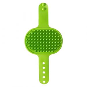 Brosse à poils de chat – Brosse de toilette pour chatons avec sangle, accessoire réglable en silicone pour soins des animaux, utilisation à sec et humide pour la maison, les voyages, les abris et les (caiqun, neuf)