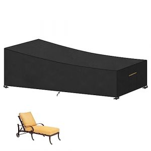 VANSHEIM Housse Chaise Longue Jardin Exterieur Housse de Protection Bain de Soleil Exterieur Housse de Protection Chaise Longue de Jardin Housse pour Transat de Jardin Imperméable 200x75x40/70cm (MZLEU, neuf)