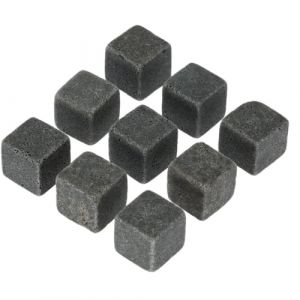Pierre a Whisky, 9 Pièces Pierres à Whisky, Pierres Froides en Granit, Glaçons Réutilisables, Alternative idéale des glaçons, Glacon Pierre Whisky, Whisky Stones, Cadeau Homme, gris (LI LONG DE OUZHOUDIAN, neuf)