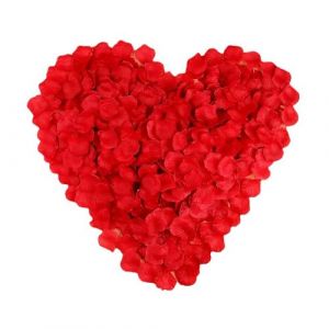 4000 Pcs P&eacute;tales de Rose Artificielle Rouges en Soie Faux Petale de Rose Rouge P&eacute;tales de Artificiels Petale Rose pour la Saint Valentin Proposition F&ecirc;te Mariage Anniversaire Romantique D&eacute;corat (OMG-EU, neuf)