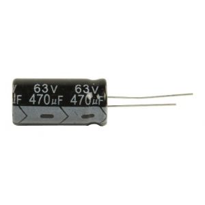 Fixapart Ra.Electr. Capac. 470Uf 63-V 105° (mirage des ondes, neuf)