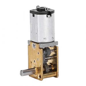 Mini Motoréducteur 6V, Motoréducteurs D'angle RC, Motoréducteur Métal avec Engrenage, Petit Moteur électrique de Modélisme, Basse Vitesse, Silencieux, Idéal pour Entraîner une (DC3V 30RPM) (BAFOVY-eu, neuf)