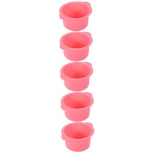 Mikinona Lot De 5 Bols En Silicone Pour Chauffe-cire Doublure De Rechange Pour Bol Dépilation De 400 Ml (Dawn Cedar, neuf)