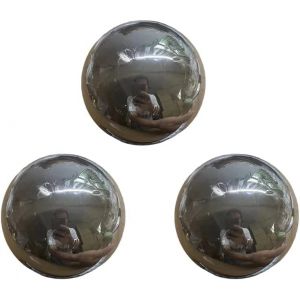 Lot de 3 Abat-Jour de Rechange en Verre Globe Abat-Jour, 5,9" Gris fumée soufflé à la Main en Verre sphère Abat-Jour pour Lustre Plafond Suspension Applique Murale (Gris fumée) (wutingguiamz, neuf)
