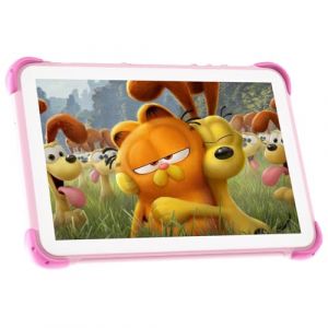 okulaku Tablette Enfants 10 Pouces Tablette &Eacute;ducative Enfants avec &Eacute;tui Stand, Android Enfant 32GB ROM 64GB Extensible avec WiFi 6 IPS &Eacute;cran Contr&ocirc;le Parental Enfant APP (TBLTACA-EU, neuf)