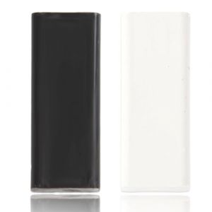 YUVKIN 2 pi&egrave;ces Cire de r&eacute;paration pour meubles, stratifi&eacute;, B&acirc;tons de restauration, rebouche bois, parquet bois, combler et r&eacute;parer les rayures et trous, pour sols (8cm*1.5cm) (noir et blanc) (HerEdit, neuf)