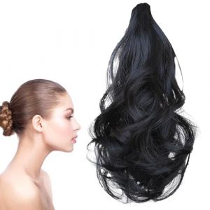 Extension de queue de cheval bouclée,extension de queue de cheval cheveux bouclés - Postiche Queue de Cheval Clip En Griffe | Extensions de cheveux queue de cheval à pince, queue de cheval courte et b (katurath, neuf)