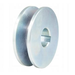 Poulie trapézoïdale HZ SPZ 1x13mm 70mm Poulie à double roue Poulie de moteur électrique Entraînement par courroie trapézoïdale (Diamètre d'alésage: 22mm, Clavette 6mm) (Split Express, neuf)