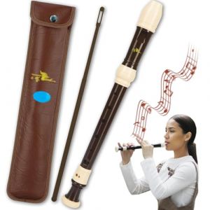 Flûte à Bec Soprano, Flute Enfant 8 Trous, Plastique Instrument de Musique Flûte à Bec Soprano, F-lûte à Bec S-oprano Instrument de Style, F-lûte à bec scolaire, F-lûte à Bec pour Enfants et Débutants (Aomantic Sarl, neuf)