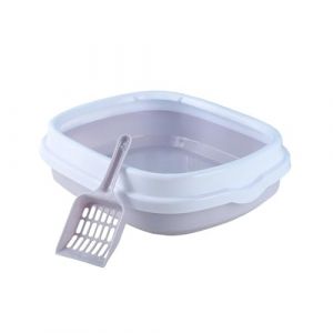 YIYILU Bac A Litiere pour Chat, Maison De Toilette Chat Fermée, Caisse Chat Litiere, Amovible Anti-éclaboussures Semi-fermé WC pour Chat avec Pelle Tailles Pelle, Brosse, pour Grand Chat Anti-Traces, (dongguanshichenyidianzikejiyouxiangongsi, neuf)