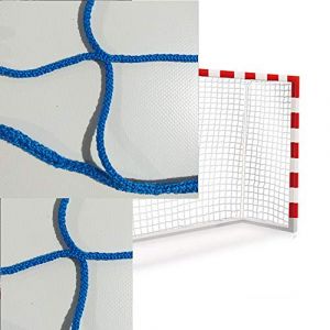 Sedion Paire de Filets Handball et pour Buts de Futsal Bleu, Vert, Rouge ou Noir .3x2 m en polypropylène 3 mm. Qualité Professionnelle (Bleu) (RedesDeportivasOnline, neuf)