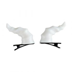 Ldabrye Barrette à cheveux en corne de dragon diable pour Halloween, cosplay, bal masqué, épingle à cheveux diable (JIAJUGUIFU, neuf)