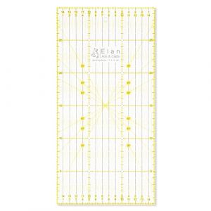 Elan R&egrave;gle Patchwork 30 CM x 15 CM, R&egrave;gle Japonaise Couture 30 CM, Regle Couture Japonaise, Regle de Patchwork (BG Productions, neuf)