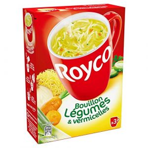 ROYCO - Minute Soup Bouillon De L&eacute;gumes Et Vermicelles 60G - Lot De 4 - Offre Special (Ma Biotique, neuf)